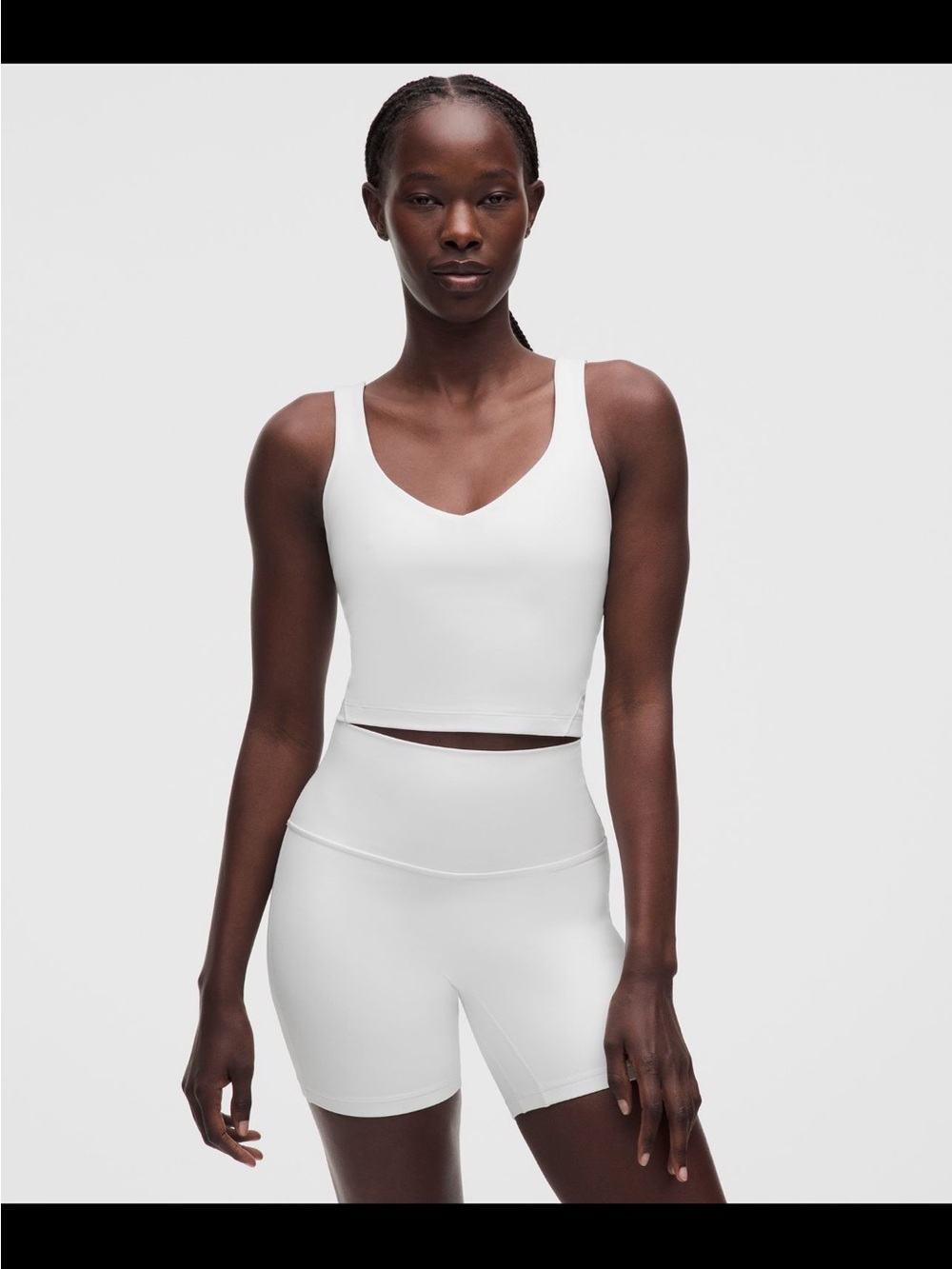 lululemon athletica White align Crop Tank
